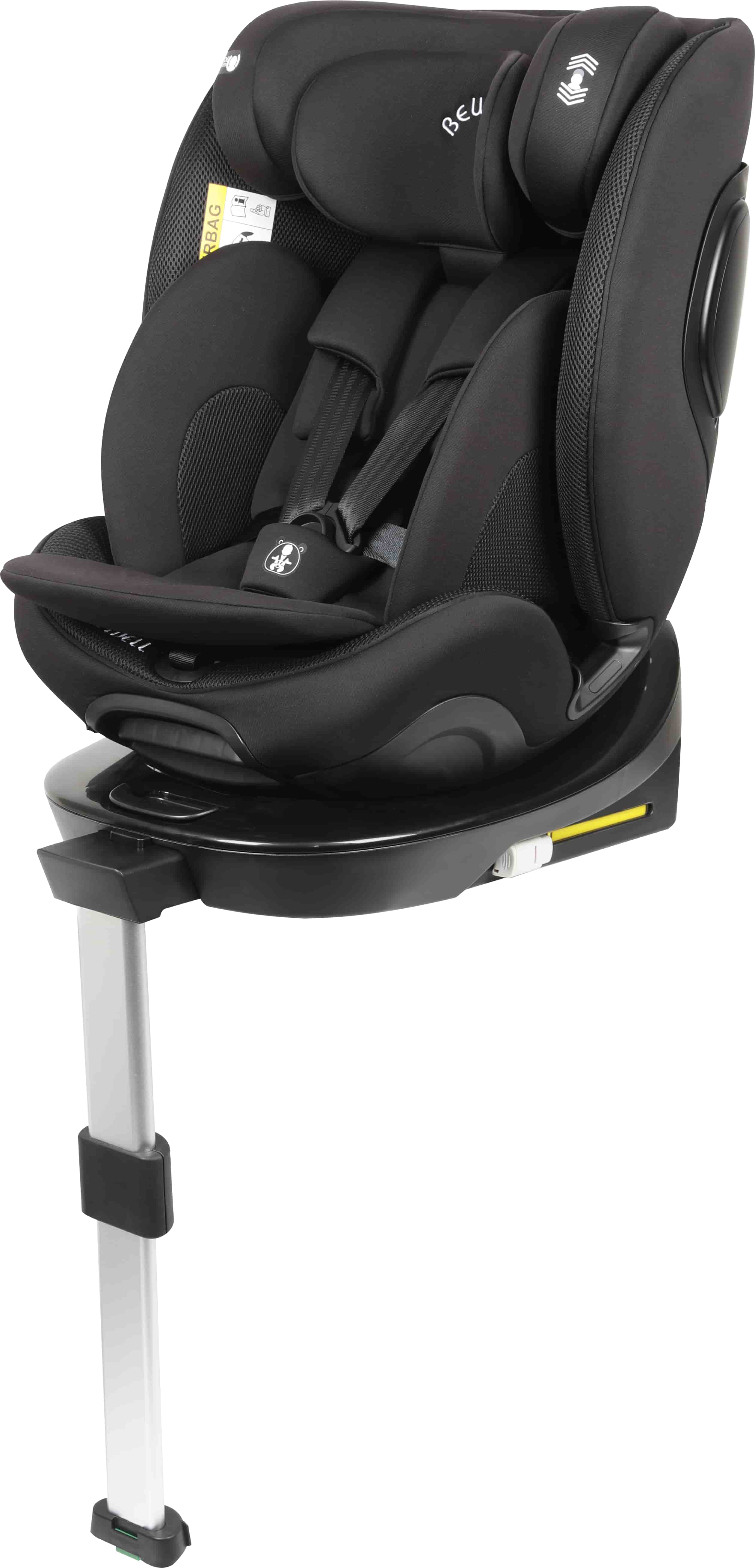 बच्चाको लागि ISOFIX र समर्थन खुट्टा बाल कार सुरक्षा सीट 40-150cm